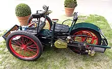 O triciclo Voiturette de Léon Bollée.