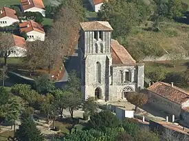 Vista aérea de Beauvais-sur-Matha