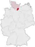 Localização de Ducado de Lauemburgo na Alemanha