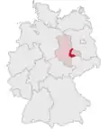 Localização de Anhalt-Bitterfeld na Alemanha