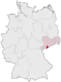 Localização de Annaberg na Alemanha