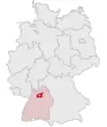 Localização de Heilbronn na Alemanha