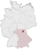 Localização de Kulmbach na Alemanha