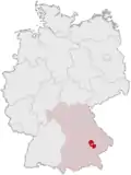 Localização de Landshut na Alemanha