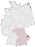 Localização de Regen na Alemanha