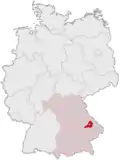 Localização de Straubing-Bogen na Alemanha