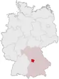 Localização de Weißenburg-Gunzenhausen na Alemanha