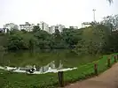 O lago do parque