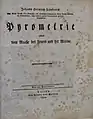 Página de título para "Pyrometrie oder vom Maasse des Feuers und der Wärme"