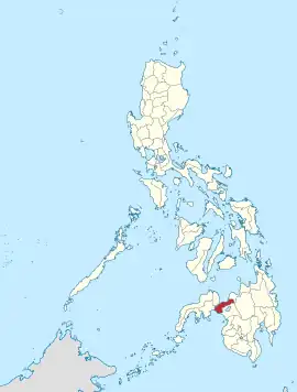 Lanao do Norte na Mindanao Setentrional  Coordenadas : 8°2'N, 124°0'E