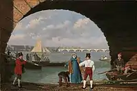 Desembarque na ponte de Westminster , 1818, óleo sobre tela, Fundação Oskar Reinhart , Winterthur