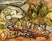 Othon Friesz, Paisagem com Figuras, 1909, óleo sobre tela, 65 × 83&nbsp;cm