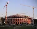 Plaça de toros de les Arenes durante a sua remodelação (2010)