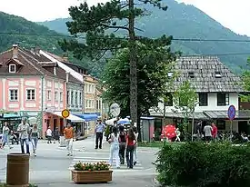 Le centre ville d'Ivanjica