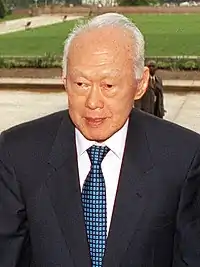 Lee Kuan Yew, o primeiro ministro de Singapura (1959–90)