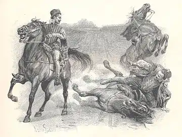 Uma queda de cavaleiro