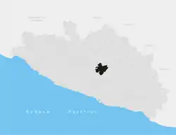 Localização de Leonardo Bravo em Guerrero