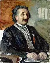 Albert Einstein, 1924, óleo sobre tela