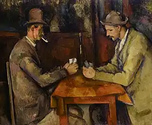 "Os jogadores de cartas", 1892-1895. Instituto Courtauld, em Londres