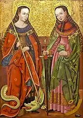 Santa Margarida e Santa Catarina, c.1525.