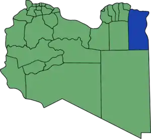 Localização de Tobruque