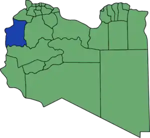 Localização de Gadamés