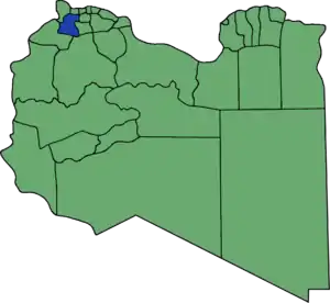Localização de Jefrém