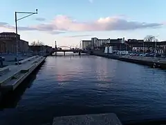 O rio Lidan em Lidköping