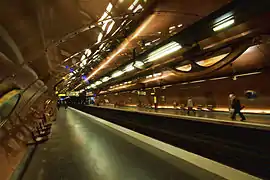 Plataforma direção Châtelet.