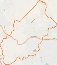 Limites administrativos de Justinópolis