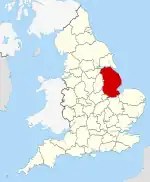 Localização de Lincolnshire