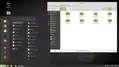 Cinnamon com tema Mint-Y e tema de ícones Suru no Linux Mint 18.3.