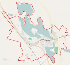 Localização de Lipiany na Polónia