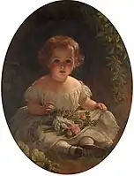 Pequena florista, Galeria Oldham, Grande Manchester, Inglaterra