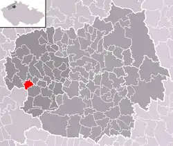 Localização de Lkáň