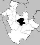 Localização no município de Abrantes