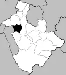 Localização no município de Abrantes