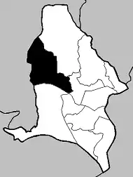 Localização no município da Amadora