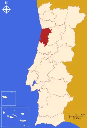 Localização de Aveiro