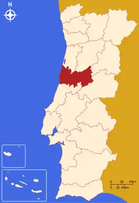 Localização de Coimbra