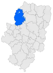 Localização de Cinco Villas em Aragão