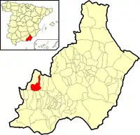 Localização de Abrucena