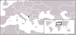 Localização de Montenegro
