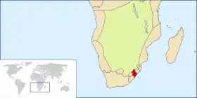 Localização de República de Natália