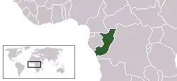 Localização de Congo