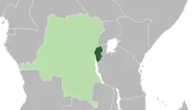 Localização de Ruanda-Urundi