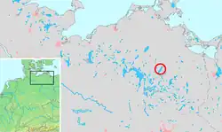 Mapa do Lago Tollense