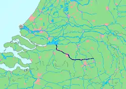 Localização do Wilhelminakanaal no mapa dos Países Baixos