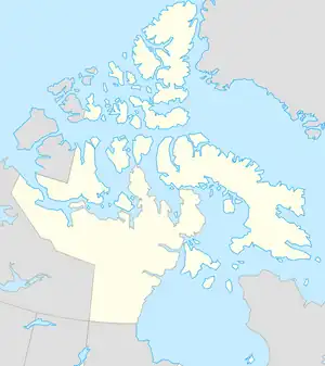 Alert está localizado em: Nunavut
