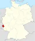Localização de Bitburg-Prüm na Alemanha
